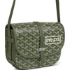 Goyard Goyardine Khaki Belvedere PM Palladium Hardware