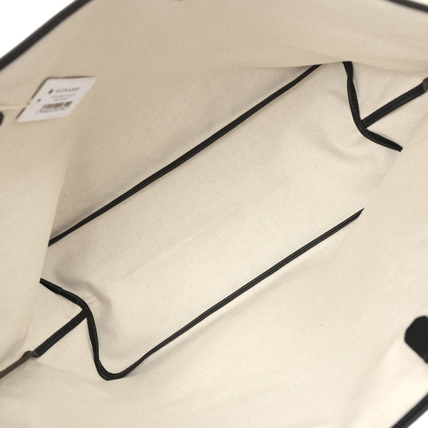 Goyard Goyardine Black St. Louis PM Tote Bag Palladium Hardware