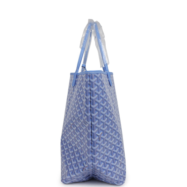 Goyard Goyardine Iris St. Louis GM Tote Bag Palladium Hardware