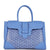 Goyard Saigon Tote Iris Goyardine Canvas Palladium Hardware