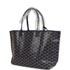Goyard Goyardine Navy St. Louis PM Tote Bag Palladium Hardware