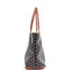 Goyard Goyardine Black and Brown Artois PM Palladium Hardware