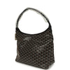 Goyard Goyardine Black Boheme Hobo Bag Palladium Hardware