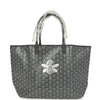 Goyard Goyardine Grey St. Louis PM Tote Bag Palladium Hardware