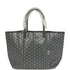 Goyard Goyardine Grey St. Louis PM Tote Bag Palladium Hardware