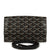 Goyard Goyardine Canvas Black Varenne Continental Wallet Bag Palladium Hardware