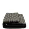 Goyard Goyardine Canvas Black Varenne Continental Wallet Bag Palladium Hardware