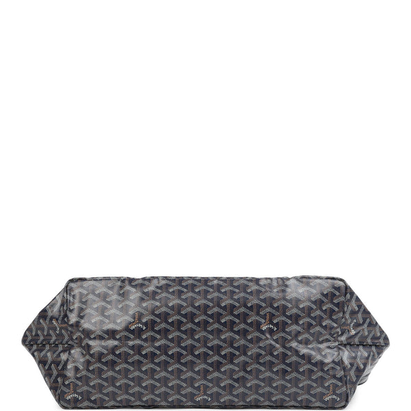 Goyard Goyardine Navy Saint Louis GM Tote Bag Palladium Hardware