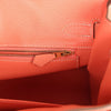 Pre-owned Hermes Birkin 30 Crevette Clemence Gold Hardware