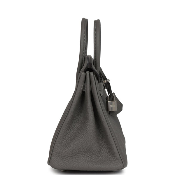 Hermes Birkin 25 Gris Meyer Togo Palladium Hardware
