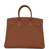 Hermes Birkin 35 Gold Togo Gold Hardware