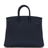 Hermes Birkin 25 Bleu Abysse Togo Gold Hardware