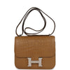 Hermes Constance 18 Kraft Matte Alligator Palladium Hardware