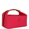 Hermes Bride A Brac Carre Case GM Hibiscus Canvas Palladium Hardware