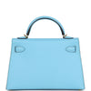 Hermes Kelly Sellier 20 Celeste Epsom Gold Hardware