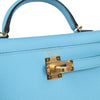 Hermes Kelly Sellier 20 Celeste Epsom Gold Hardware