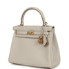 Hermes Kelly Retourne 25 Beton Togo Gold Hardware