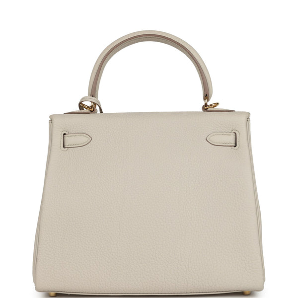 Hermes Kelly Retourne 25 Beton Togo Gold Hardware