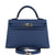 Hermes Kelly Sellier 20 Bleu Tie Madame Palladium Hardware