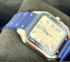 Santos De Cartier 11/2024 NEW Large Dial Blue Ceramic Beze