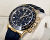 40mm Yellow Gold - Gold Domed Bezel - Black Dial - Black Rubber Strap 116518LN