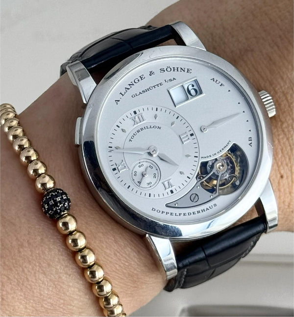 Lange 1 Tourbillon Full Set First Purchase Invoice Unpolished PT950 Limited 150 Pcs