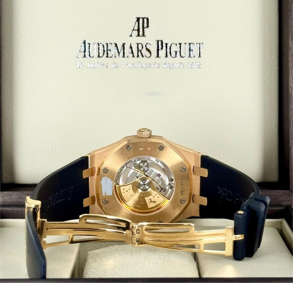 Royal Oak Selfwinding 41mm Rose Gold With Box NEVER POLISHED