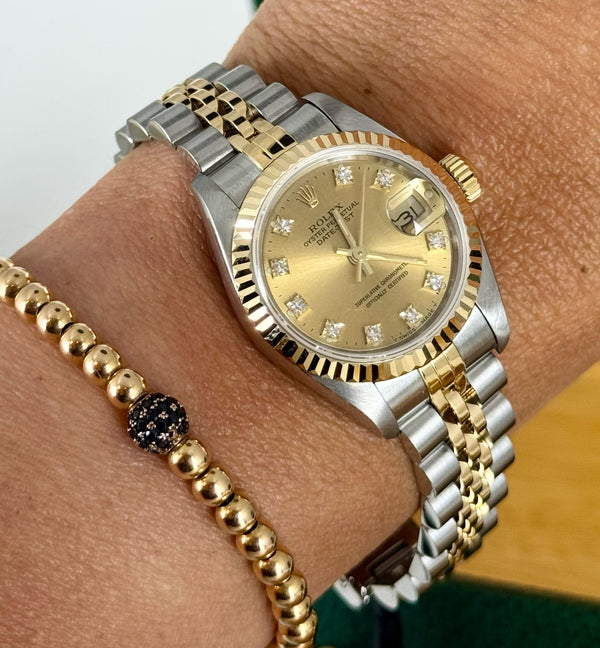 Lady-Datejust 26mm Steel and Gold Very good Condition Box and Papers