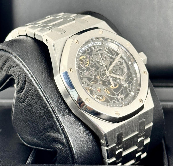 Royal Oak Selfwinding Skeleton 39 mm Full Set Like New After Service By AP