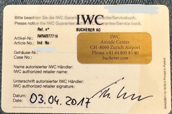 Pilot Spitfire Chronograph Full Set Like New