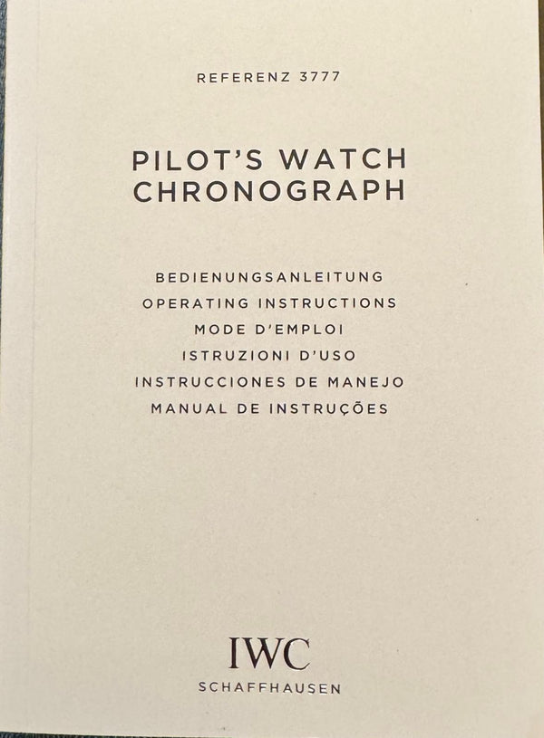 Pilot Spitfire Chronograph Full Set Like New