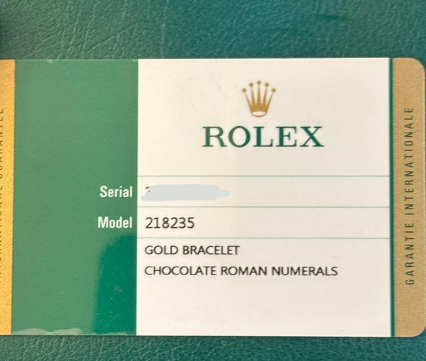 Rolex Day-Date II 41 mm Rose Gold Chcolate Dial 2015 Full Set