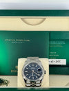 Rolex Datejust 36 White Gold Bezel Jubille Blue Stick Dial Full Set