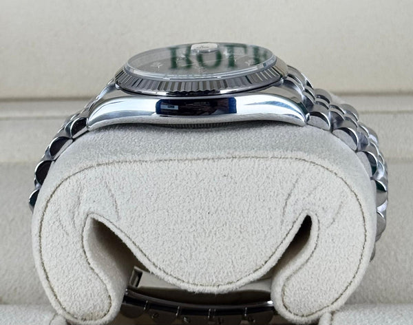 Rolex Datejust 36 Blue Diamonds Dial on Jubille Bracelet Box And Papers 2017 LC 100