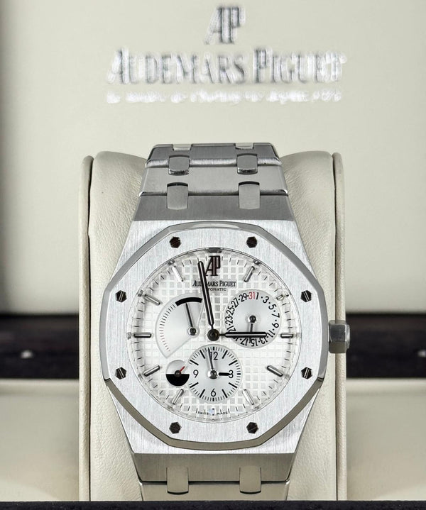 Audemars Piguet Royal Oak Dual Time 39 MM After Service 06-2025 Very Good Condition With Archive Papers