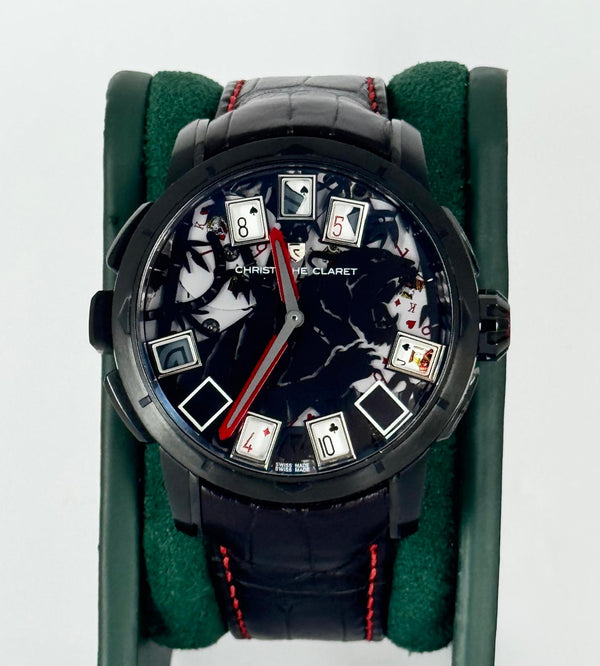 Christophe Claret Blackjack 21 PVD Full SET Limited Edition 1-21 Tiger Dial