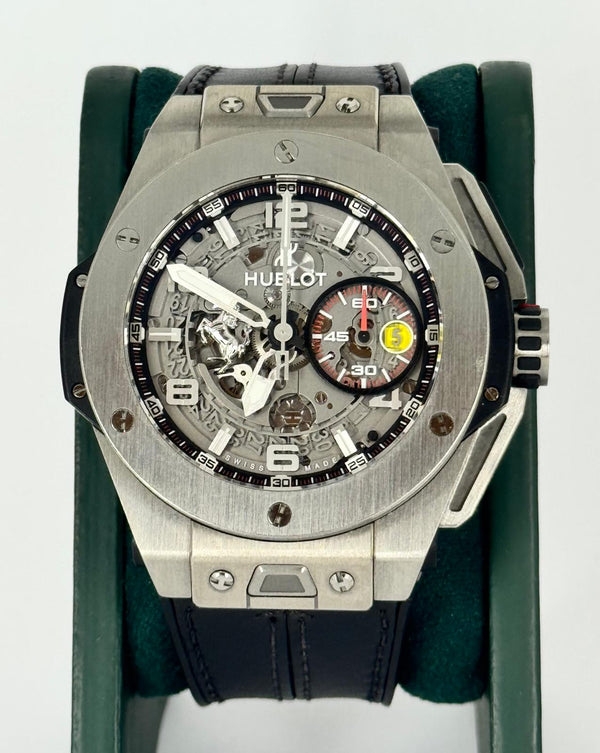 Hublot Big Bang Ferrari Extra Full Set with Winding Box Limited Edition Mint Condition Collector