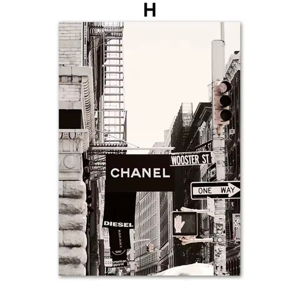 Ch*nel Paris Canvas