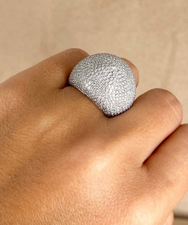 Pave Diamond Ring