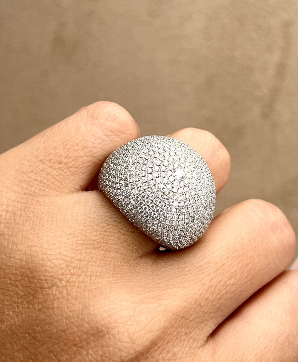 Pave Diamond Ring