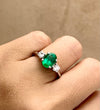 Emerald Diamond Ring