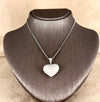 White gold Chain Diamond Heart