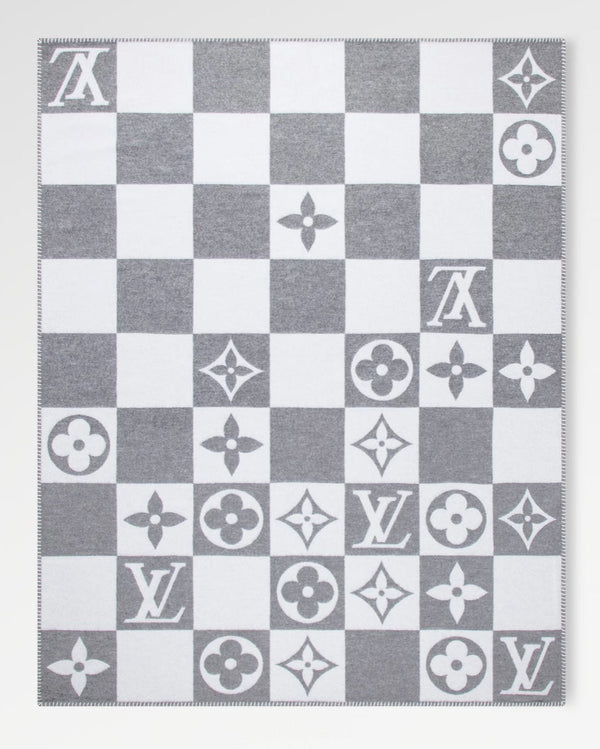 BLANKET MONOGRAM Gray