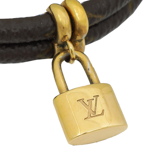 Louis Vuitton Monogram Ebene Keep It Bracelet 19