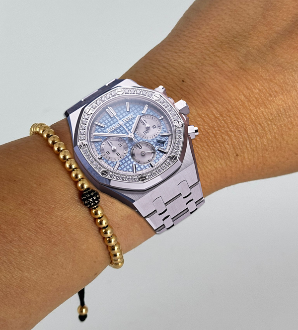 Royal Oak Selfwinding Chronograph Diamond Set Bezel