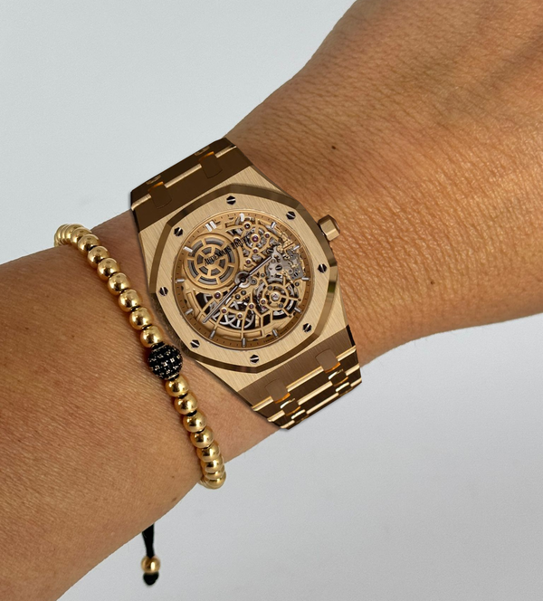 Royal Oak Yellow Gold "Jumbo" Openworked