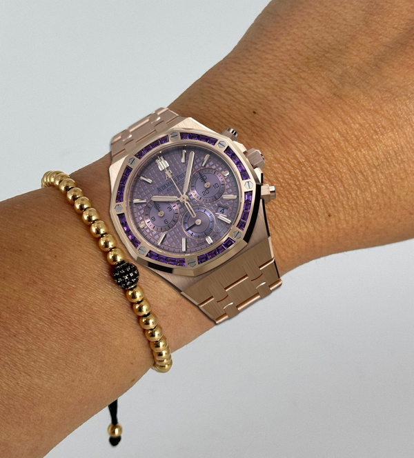 Royal Oak Selfwinding Chronograph Purple Saphire Bezel