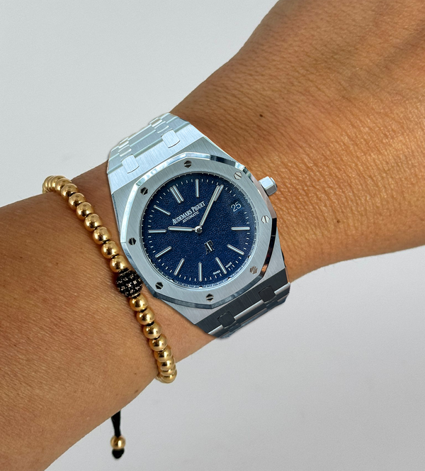 Royal Oak Date "Jumbo" Extra-Thin Sunburst Dial