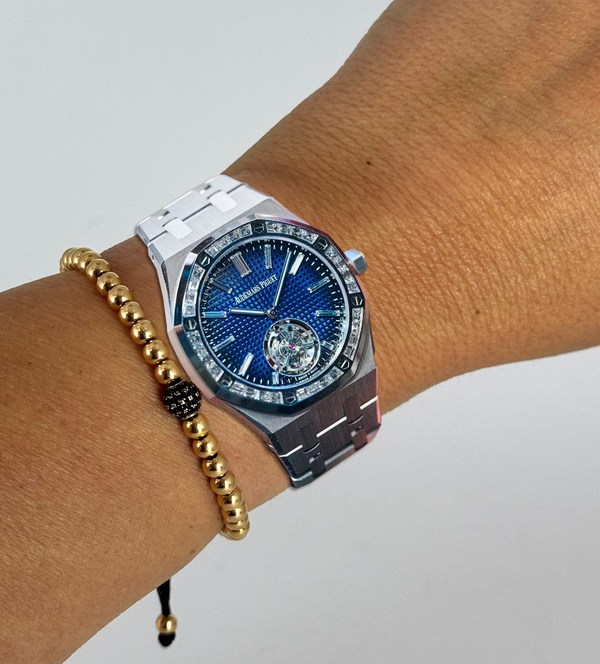 Royal Oak Selfwinding Flying Tourbillon Baguette Diamond Bezel