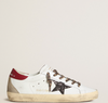 Women's Super-Star in nappa with glitter star and red nappa heel tab